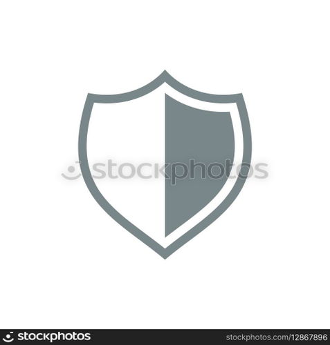 Shield Shape Icon Vector Template
