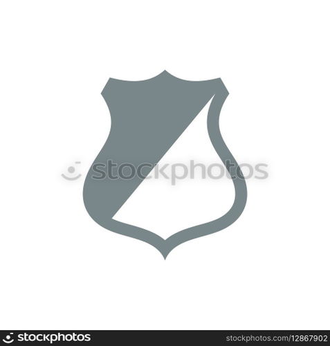 Shield Shape Icon Vector Template