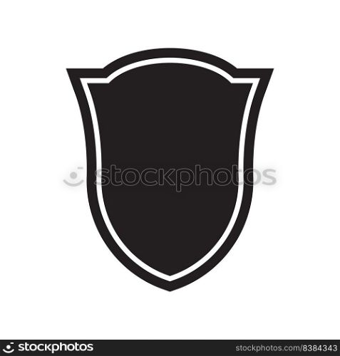 shield silhouette icon vector illustration design