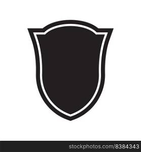 shield silhouette icon vector illustration design