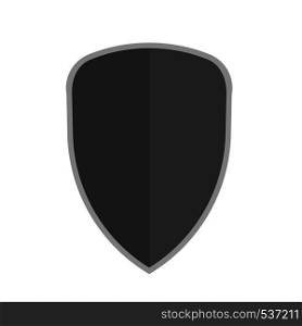 Shield vector flat illustration element icon. Security emblem protect guard.