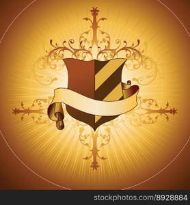 Shield vector image