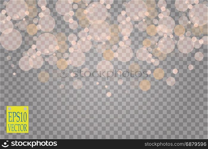 Shining bokeh isolated on transparent background. Christmas concept. Shining bokeh isolated on transparent background. Christmas concept. Magic