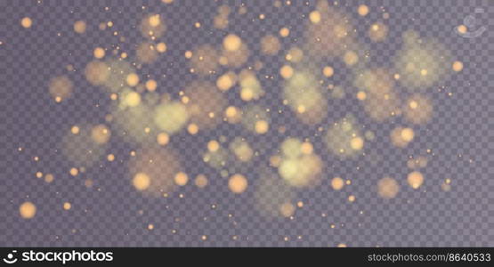 Shining bokeh isolated on transparent background. Light isolated lights. Transparent blurry shapes. Abstract light effect. Vector illustration. Shining bokeh isolated on transparent background. Light isolated lights. Transparent blurry shapes. Abstract light effect. Vector illustration.