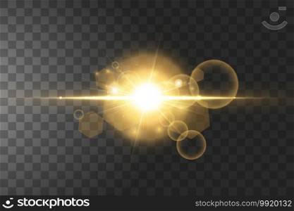 Shining golden stars isolated on black background. Vector illustration. Shining golden stars isolated on black background. Vector illustration.