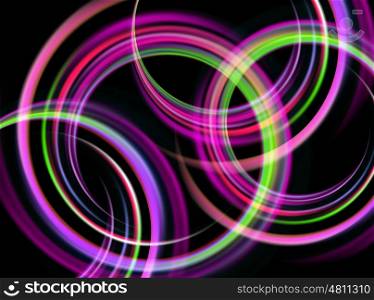 Shiny background with color circle. Vector Shiny background with color blurred circle