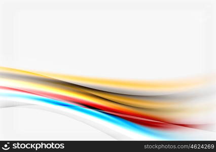 Shiny blurred line waves. Vector shiny blurred line waves