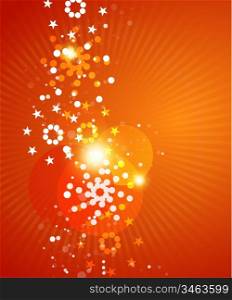 Shiny Christmas abstract background