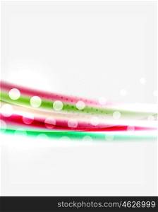 Shiny color lines on white background - motion. Shiny color lines on white background - vector motion
