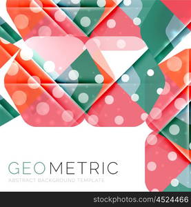 Shiny geometric abstract background. Shiny geometric vector abstract background