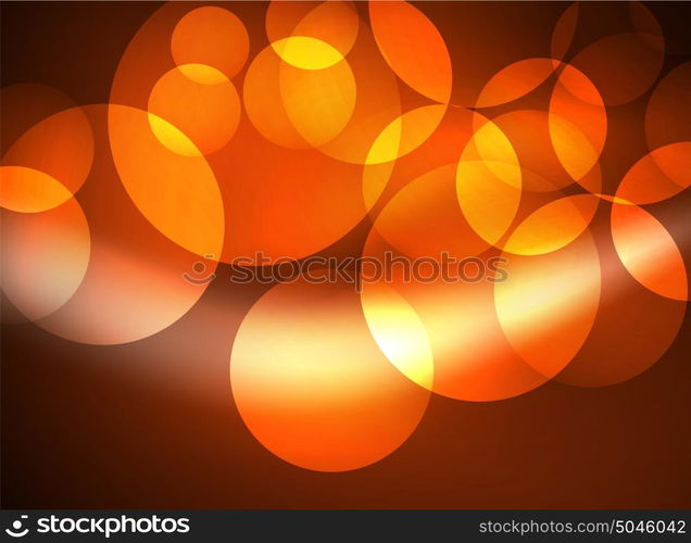 Shiny glowing glass circles, modern futuristic background template. Shiny glowing glass circles, modern futuristic abstract background circle template, vector illustration