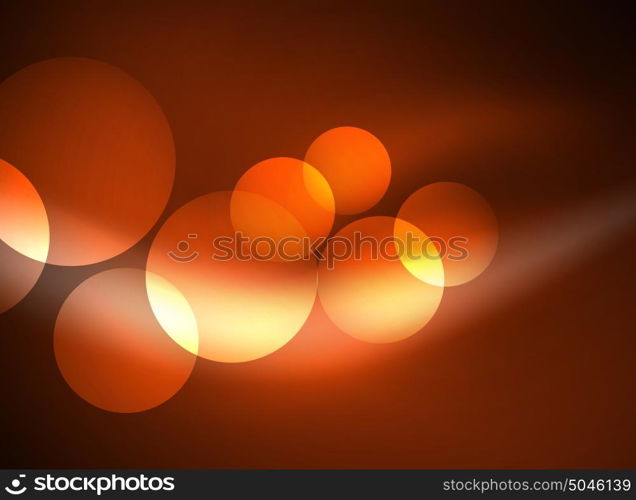 Shiny glowing glass circles, modern futuristic background template. Shiny glowing glass circles, modern futuristic abstract background circle template, vector illustration