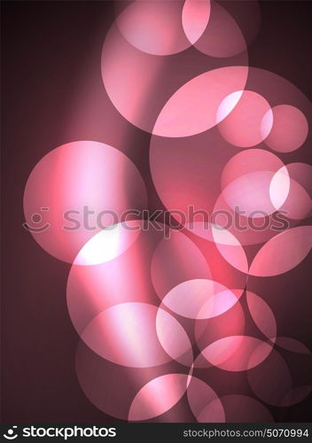 Shiny glowing glass circles, modern futuristic background template. Shiny glowing glass circles, modern futuristic abstract background circle template, vector illustration