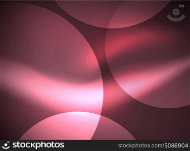 Shiny glowing glass circles, modern futuristic background template. Shiny glowing glass circles, modern futuristic abstract background circle template, vector illustration