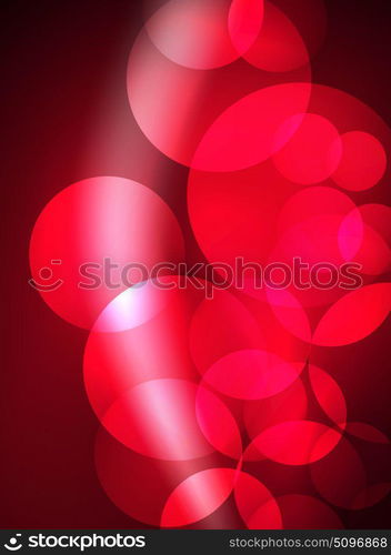 Shiny glowing glass circles, modern futuristic background template. Shiny glowing glass circles, modern futuristic abstract background circle template, vector illustration