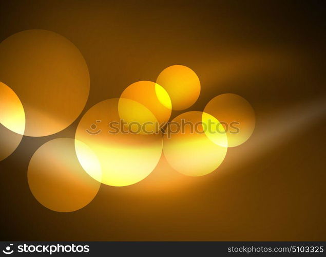 Shiny glowing glass circles, modern futuristic background template. Shiny glowing glass circles, modern futuristic abstract background circle template, vector illustration