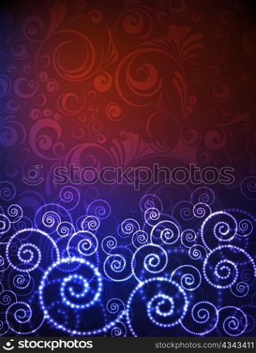 shiny ornamented vector background. Eps10 vector