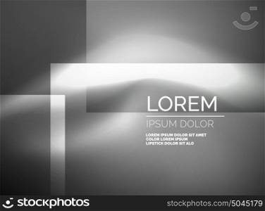 Shiny silk wave template, color satin with effects, vector abstract background. Shiny grey silk wave template, color satin with effects, vector abstract background