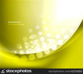 Shiny smooth blurred wave background