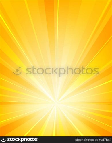 Shiny sun rays radiator background. Shiny sun rays radiator background. Burst sunlight with radiating heat beams summer vector illustration