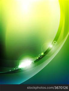 Shiny wave abstract background
