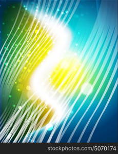 Shiny wave, magicabstract background. Shiny wave, magic light efffect vector abstract background