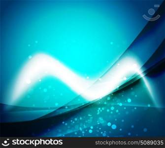Shiny wave, magicabstract background. Shiny wave, magic light efffect vector abstract background