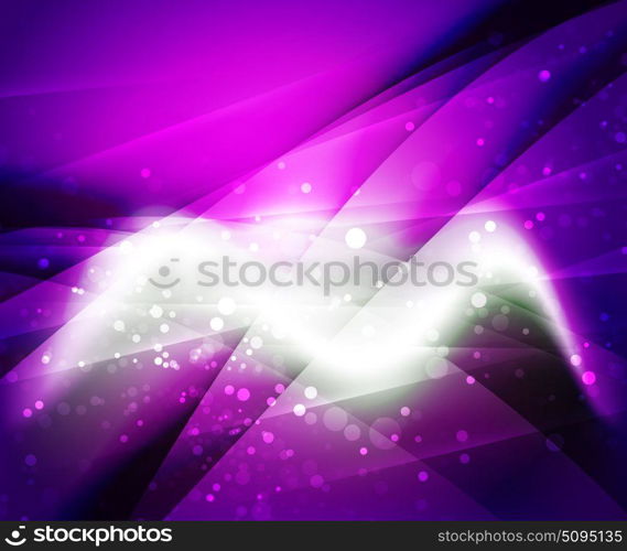 Shiny wave, magicabstract background. Shiny wave, magic light efffect vector abstract background