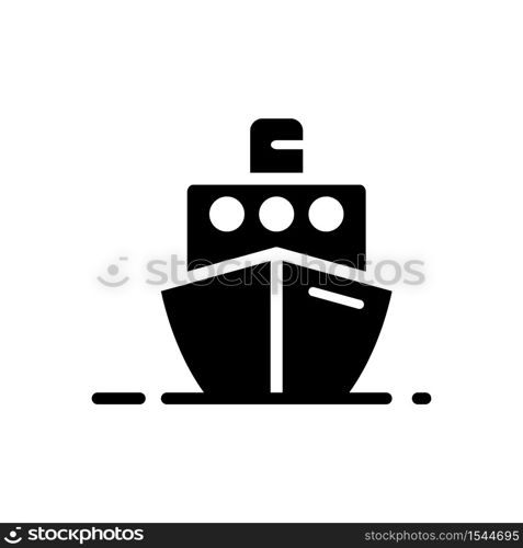 ship - cargo icon vector design template