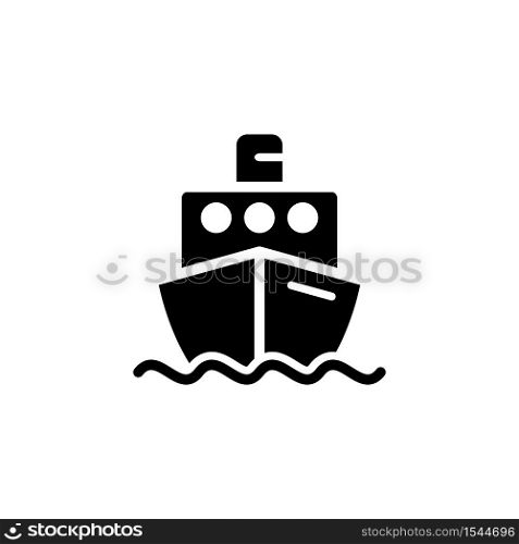 ship - cargo icon vector design template