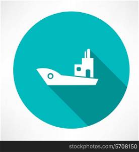 ship icon. Flat modern style vector illustration