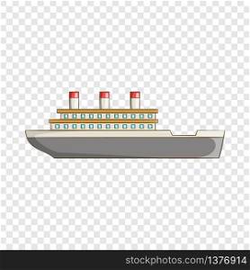 Ship icon in cartoon style isolated on background for any web design . Ship icon, cartoon style
