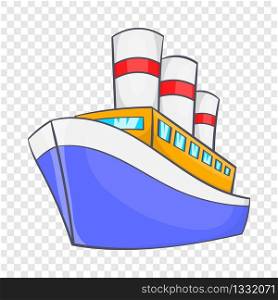 Ship icon in cartoon style on a background for any web design . Ship icon in cartoon style