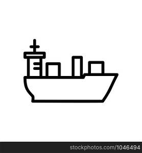 Ship icon trendy
