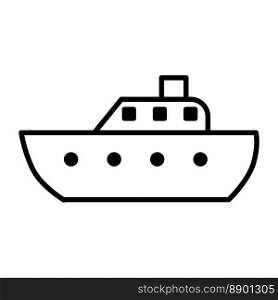 Ship icon vector design template