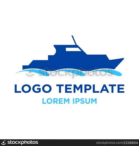 Ship logo icon vector