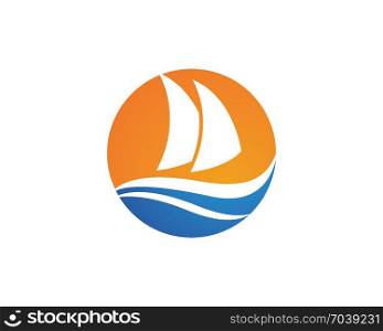 ship Logo Template. cruise ship Logo Template vector icon design