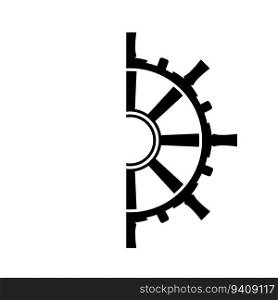 Ship Steering Wheel Logo, Vector Maritime Nautical, Retro Vintage Template Design For Brand, Shop, Company