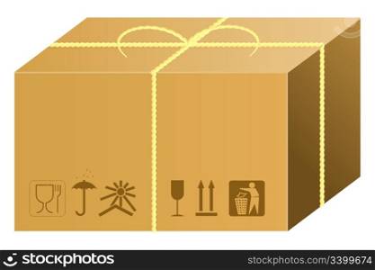 shipping box vector