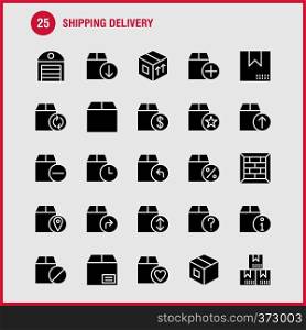 Shipping Delivery Solid Glyph Icon Pack For Designers And Developers. Icons Of Shipment, Shipping, Up, Upload, Box, Delivery, Package, Packages, Vector