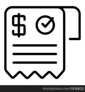 Shipping payment icon outline vector. Delivery money. Order package. Shipping payment icon outline vector. Delivery money