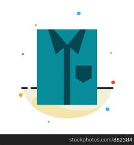 Shirt, Cloth, Clothing, Dress, Fashion, Formal, Wear Abstract Flat Color Icon Template