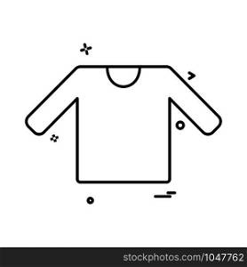 Shirt icon design vector