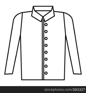 Shirt icon. Outline illustration of shirt vector icon for web. Shirt icon, outline style