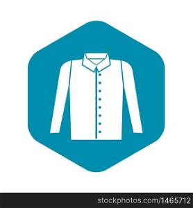 Shirt icon. Simple illustration of shirt vector icon for web. Shirt icon, simple style
