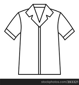 Shirt polo icon. Outline illustration of shirt polo vector icon for web. Shirt polo icon, outline style