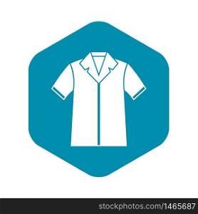 Shirt polo icon. Simple illustration of shirt polo vector icon for web. Shirt polo icon, simple style