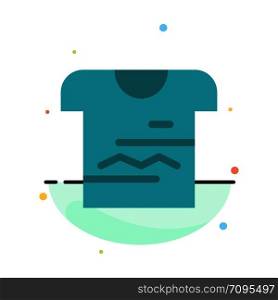 Shirt, Tshirt, Cloth, Uniform Abstract Flat Color Icon Template