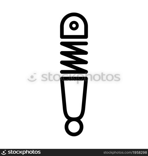 shock absorber line icon