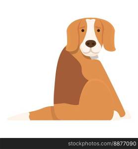 Shocked dog icon cartoon vector. Run puppy. Cute pet. Shocked dog icon cartoon vector. Run puppy